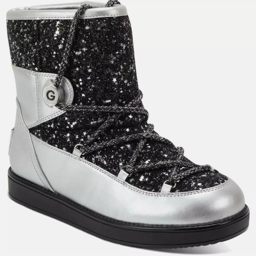 GBG Los Angeles Womens Aylan Black Ankle Boots Flats 7.5 Medium